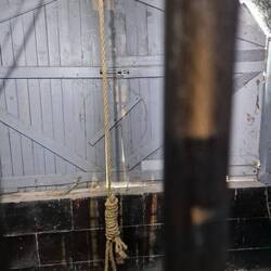 The gallows that still remain today ..I didn't know that before I booked
