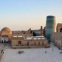 Auslick beim Abendessen