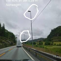 Alle Autobahnen und Europastrassen sind beleuchtet