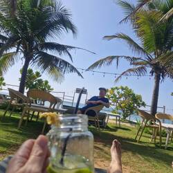 Passion fruit mojaito, tasty, had to have 2 🤣