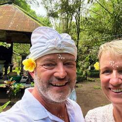 Gesegnet nach der Zeremonie