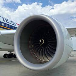 Riesige Turbine