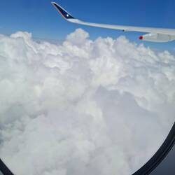 Wolken wie Watte