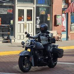 Bei der Abfahrt in DeadWood