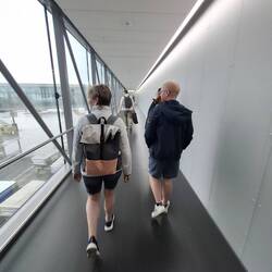 Umsteigen in neue Maschiene