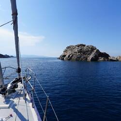 Passage du Cap de Creus avant la traversée du Golf du Lion jusqu'à Port St Louis