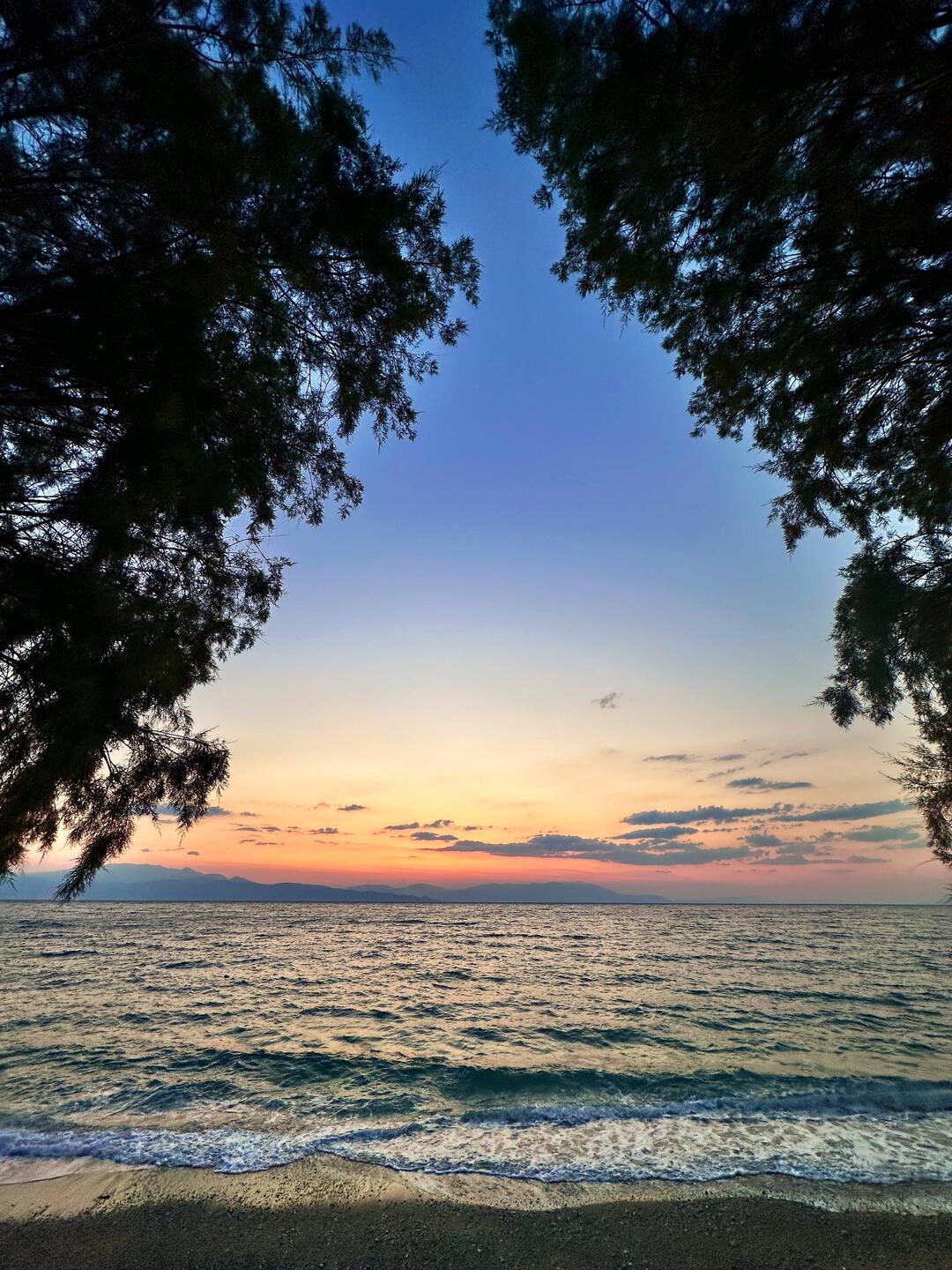 Morgenhimmel in Aktata