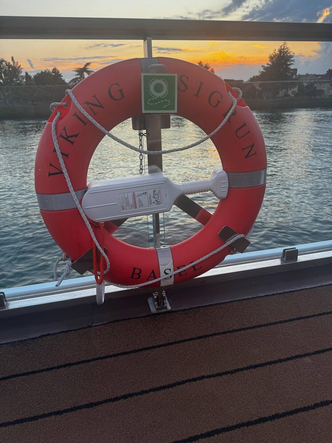 Here we go - on board the Sigrun