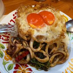My squid pad kaprow at Phed Mark.