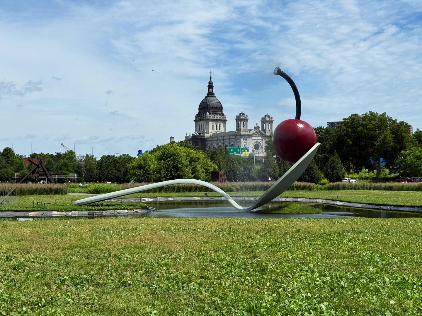 Spoonbridge and Cherry (Claes Oldenburg & Coosje van Bruggen)