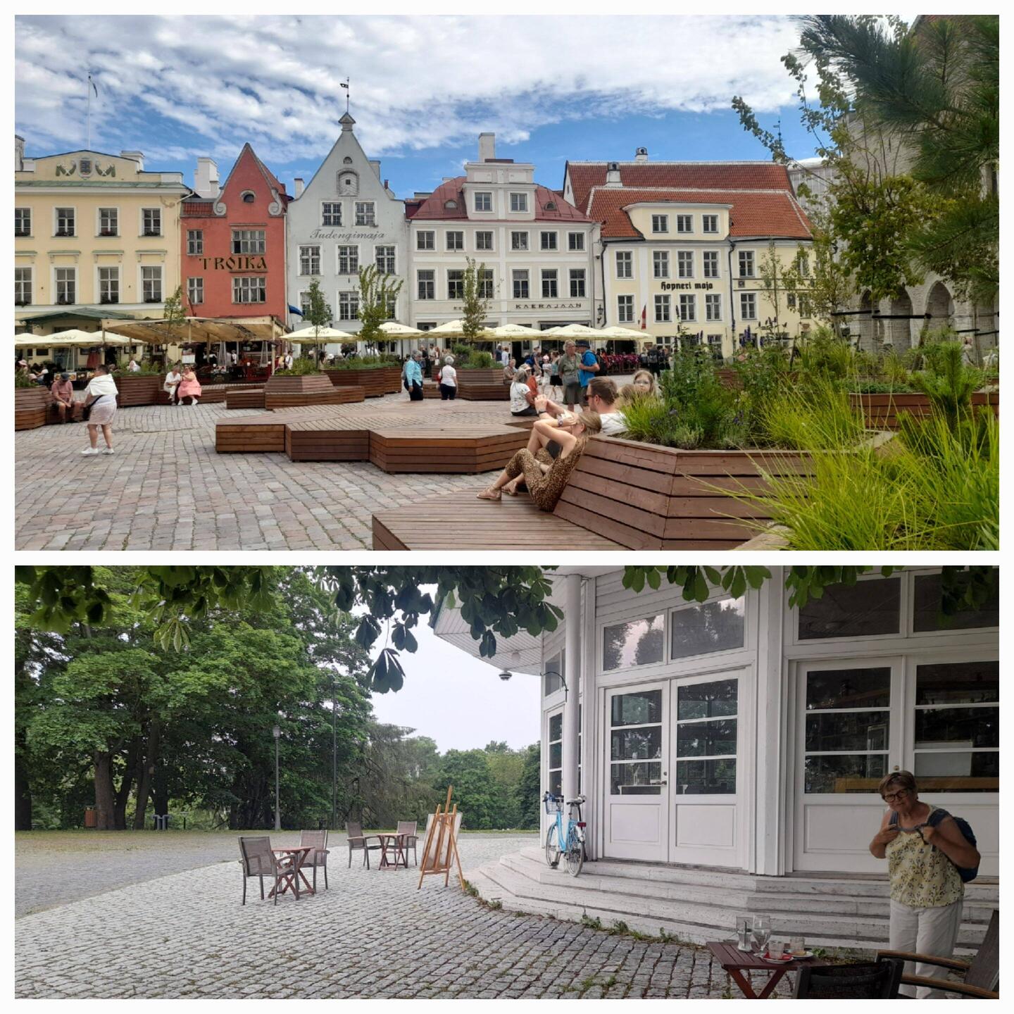 Rathausplatz und "kleine Schanze"