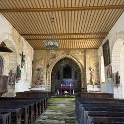 Inside the Voillcomte church