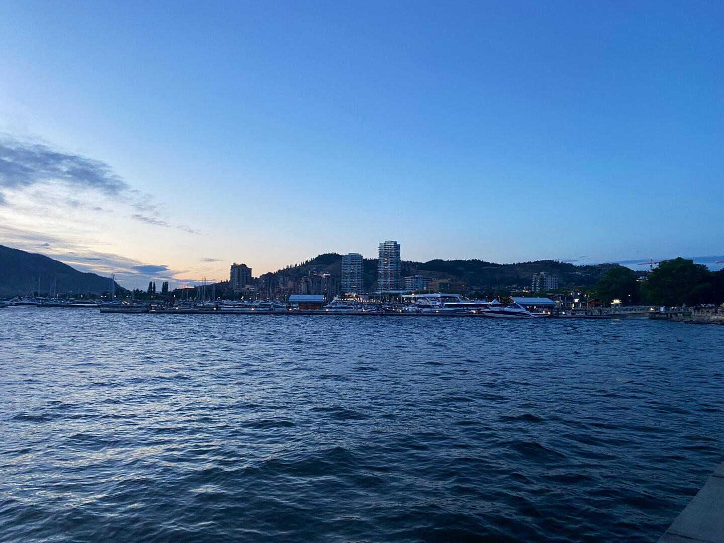 Kelowna am Okanagan Lake