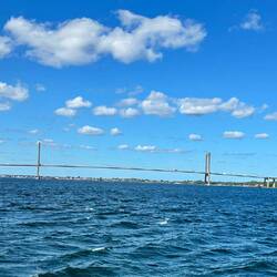 Zwischen Fünen und Dänemark.