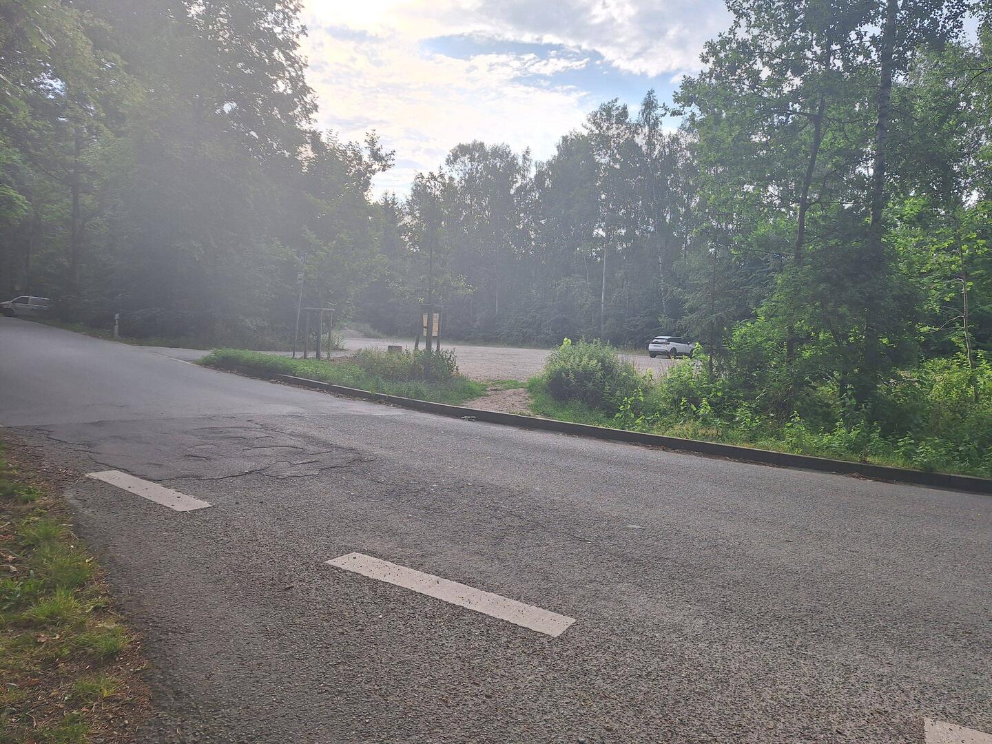 Parkplatz an der Cottaeiche