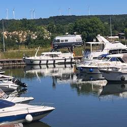 Solaris in der Marina Schengen in Schwebsange, Luxemburg