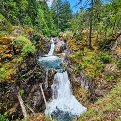 Upper and lower falls