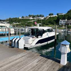 1800hp with the three 600hp outboards