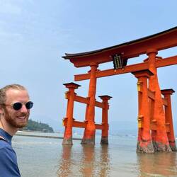 Floating torii gate