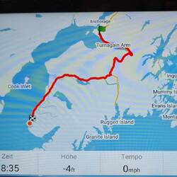 Von Anchorage nach Anchor Point 20mi vor Homer