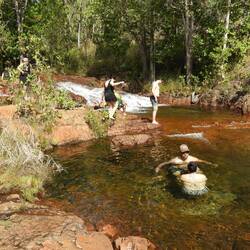 This is were we went for a dip