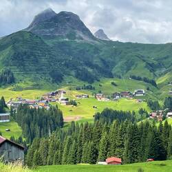 Blick auf Warth