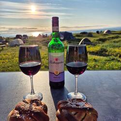 Dessert no ufem Camping