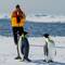 Photo op with the Emperor Penguins that came to check us out — eastern Weddell Sea, Antarctica.