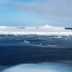 A section of grease ice in the pack ice — eastern Weddell Sea, Antarctica.
