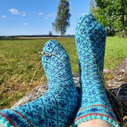 Socken = Souvenir aus Tartu. Musste sein. 😉
