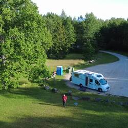 Kleiner Drohnenflug am Platz