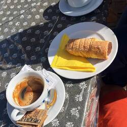 Kaffiipause im Rif. Lavaredo