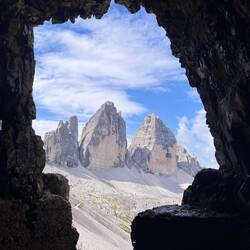 Blick aus einem Wehrstand 1.WK