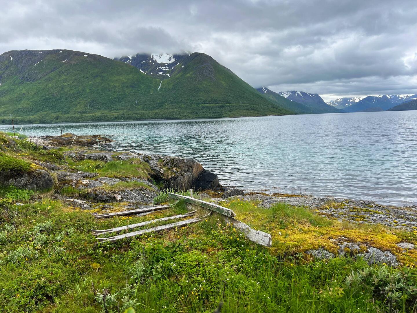 Strand an unserer Hütte