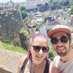 Es Selfie vor der Altstadt