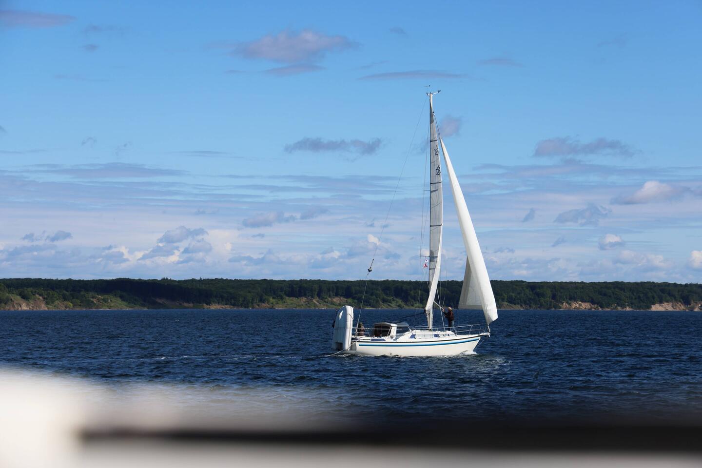 Von Fünen raus auf den Belt mit Rückenwind.