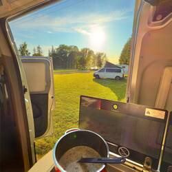 Mac and Cheese in the making...