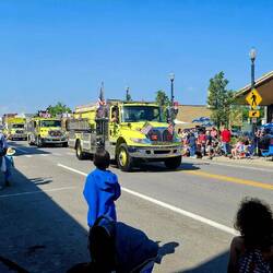 Must have been 60 fire trucks! Cool!