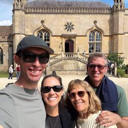 Us in front of Lacock Abbey