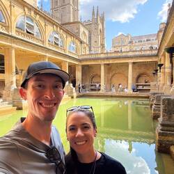Nice view of the Abbey from the Baths