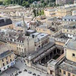 View from the Abbey's bell tower rooftop