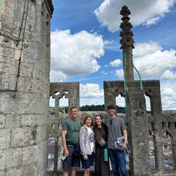 Us atop the bell tower