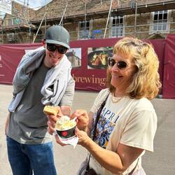 Ice cream and baked goods in Lacock