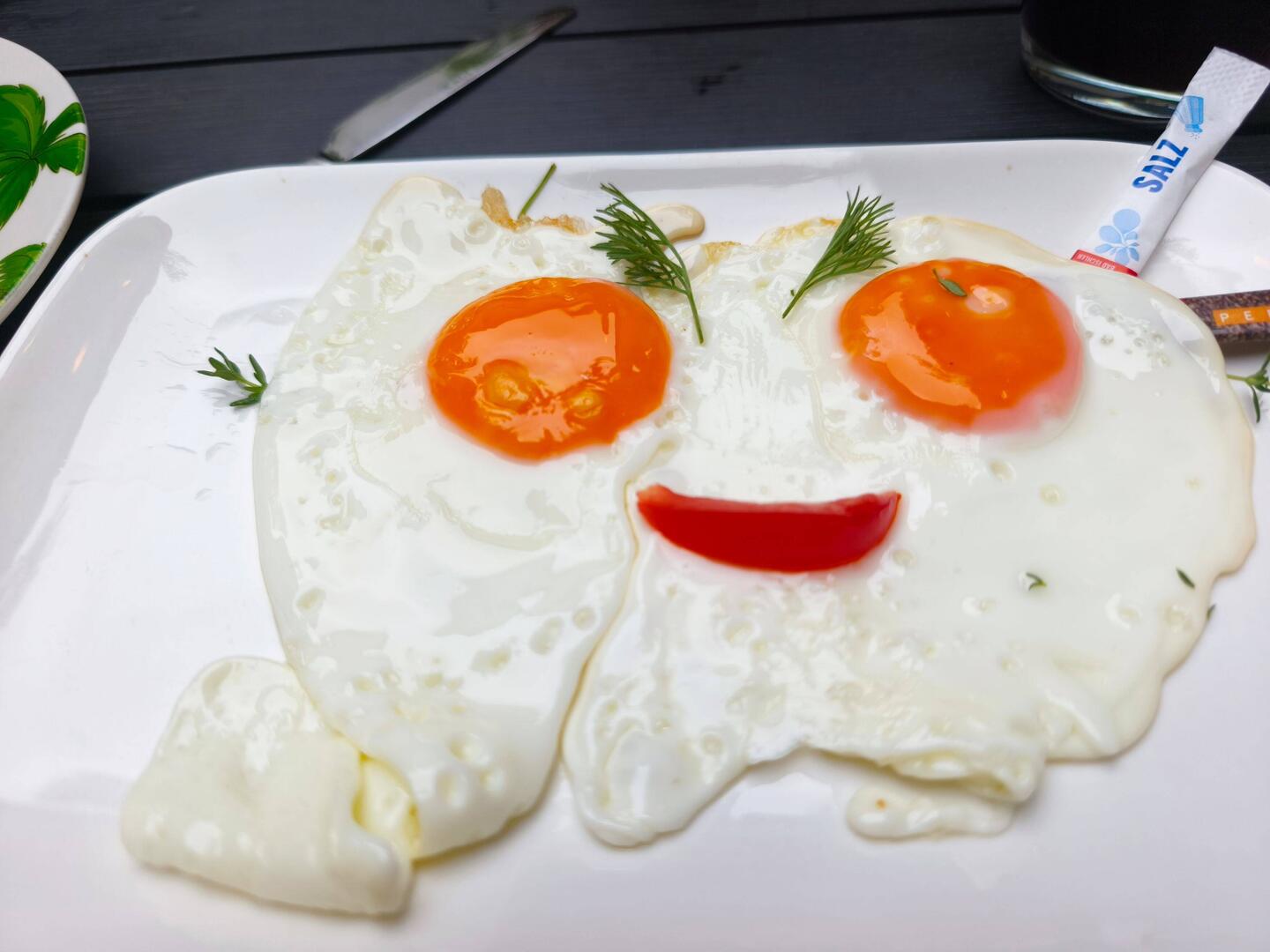 Fröhlicher guter Morgen