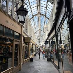 One of the many arcades we explored