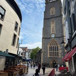 Cool church converted into a tea house in the downtown