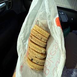 The welsh cakes we picked up from the market