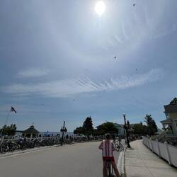 Quite a few kites have been flying off the beach the last couple of days.