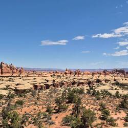 Auch von weiter weg sahen die Felsen noch toll aus