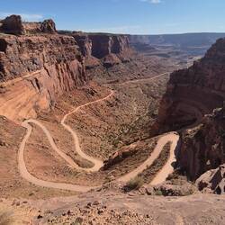 Diese Straße fuhren wir hinunter